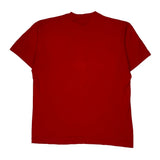 Ice Cream Screen Stars Single Stitch T-Shirt - XL Red Cotton Blend