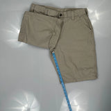 Carhartt Carpenter Shorts - 32W 10L Beige Cotton
