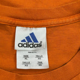 Adidas T-Shirt - XL Orange Cotton