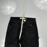 Gap Carpenter Trousers - 34W 30L Black Cotton