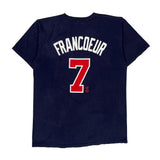 Braves Majestic Mlb T-Shirt - Large Navy Cotton