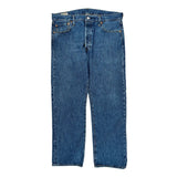 501 Levis Jeans - 35W 30L Blue Cotton