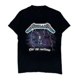Metallica Band T-Shirt - Medium Black Cotton