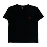 Polo By Ralph Lauren T-Shirt - Medium Black Cotton