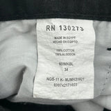 Unbranded Cargo Shorts - 34W 10L Black Cotton