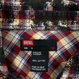 Diesel Checked Flannel Shirt - XL Multicoloured Cotton