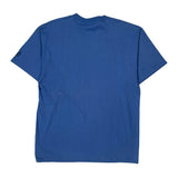 Made In USA Soccer Nike Graphic T-Shirt - Large Blue Cotton