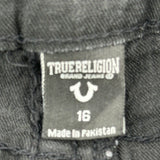 True Religion Skinny Jeans - 28W 27L Black Cotton
