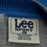 Detroit Lions Lee Sport Football Sweatshirt - Large Blue Polyester Blend