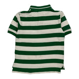 Age 6 Polo By Ralph Lauren Striped Polo Shirt - XS Green Cotton