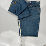 Lrg Denim Shorts - 36W 12L Blue Cotton