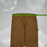 Bulwark Carpenter Trousers - 38W 32L Brown Cotton