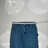 Chaps Ralph Lauren Carpenter Jeans - 36W 30L Blue Cotton