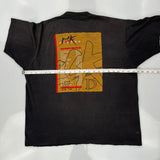 London Hall Of Fame The Rock Garden Single Stitch T-Shirt - XL Black Cotton