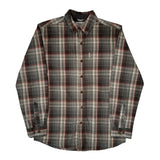 Carhartt Checked Flannel Shirt - Medium Black Cotton