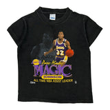 Age 6-8 Los Angeles Lakers Salem Graphic T-Shirt - Small Black Cotton