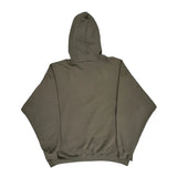 Made In USA Nike Center Swoosh Hoodie - 2XL Gray Cotton