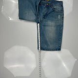 Reventon Denim Shorts - 32W 11L Blue Denim