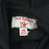 Age 24 Months True Religion Graphic Hoodie - 2XS Black Cotton