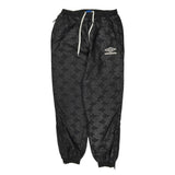 Umbro Track Pants - Large Black Polyester