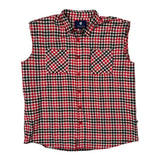 Rocawear Checked Flannel Shirt - 3XL Red Cotton