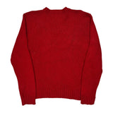Polo By Ralph Lauren Sweater - Large Red Cotton