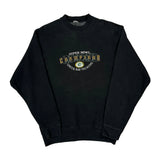 Green Bay Packers Unbranded Football Sweatshirt - Small Black Cotton
