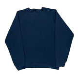 Fruit Of The Loom Blank Sweatshirt - Large Navy Cotton Blend