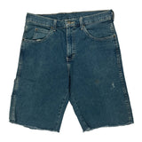 Dickies Denim Shorts - 34W 10L Blue Denim