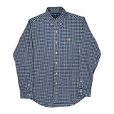 Ralph Lauren Checked Shirt - Medium Blue Cotton