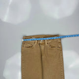 501 Levis Jeans - 30W 30L Beige Cotton