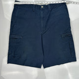 Dickies Cargo Shorts - 37W 11L Navy Cotton