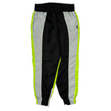 Black Label Starter Contrast Stitch Track Pants - Large Gray Polyester