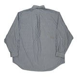 Ralph Lauren Striped Shirt - 2XL Blue Cotton