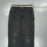 Carhartt Carpenter Trousers - 30W 30L Grey Cotton