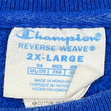 Reverse Weave Champion Sweatshirt - 2XL Blue Cotton