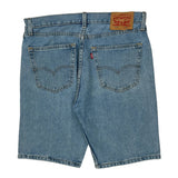 Levis Denim Shorts - 34W 11L Light Wash Cotton