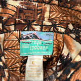 Reyn Spooner Hawaiian Shirt - Large Multicoloured Cotton