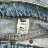 Levis Jeans - 34W 32L Light Wash Cotton