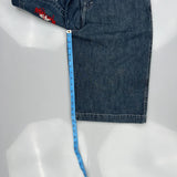 Mishka Nyc Denim Shorts - 36W 14L Blue Denim