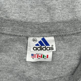 Adidas T-Shirt - XL Grey Cotton