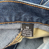 Unbranded Cargo Trousers - 40W 31L Blue Cotton