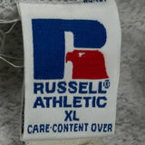 Russell Athletic College Hoodie - XL Grey Cotton Blend