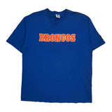 Broncos Starter Single Stitch T-Shirt - XL Blue Cotton