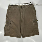Lee Cargo Shorts - 32W 11L Brown Cotton