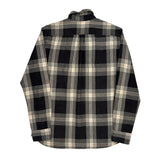 Levis Checked Flannel Shirt - Medium Black Cotton