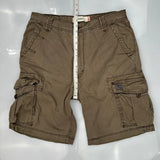 Levis Cargo Shorts - 34W 10L Brown Cotton