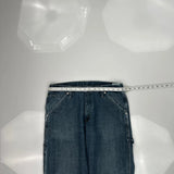 Wrangler Carpenter Jeans - 32W 30L Blue Cotton