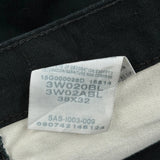 Riders Wrangler Cargo Pants - 40W 32L Black Cotton