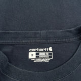 Carhartt T-Shirt - Medium Navy Cotton